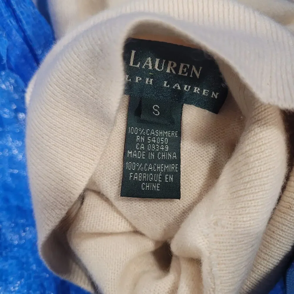 4pc CASHMERE Sweaters Tops Lot Crafts‎ Cutter Flaws Holes Upcycle Fabric DIY